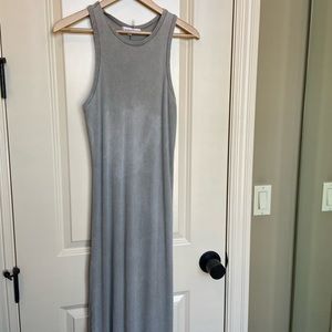 Young Fabulous Broke Ombré Grey racer back  Maxi Dress